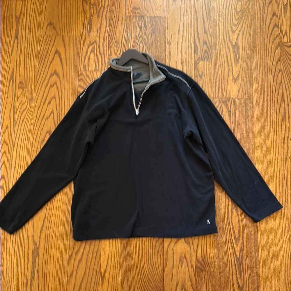 Zegna Sport Super Soft Black and Gray Fleece